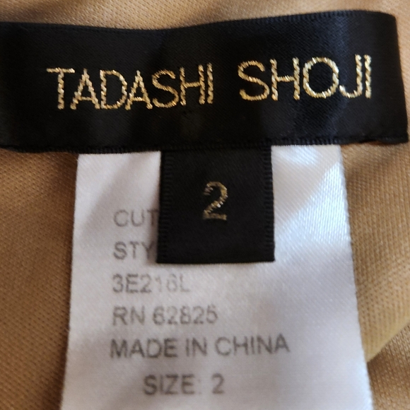 Tadashi Shoji one shoulder black lace cocktail party maxi dress 2 - Picture 11 of 13